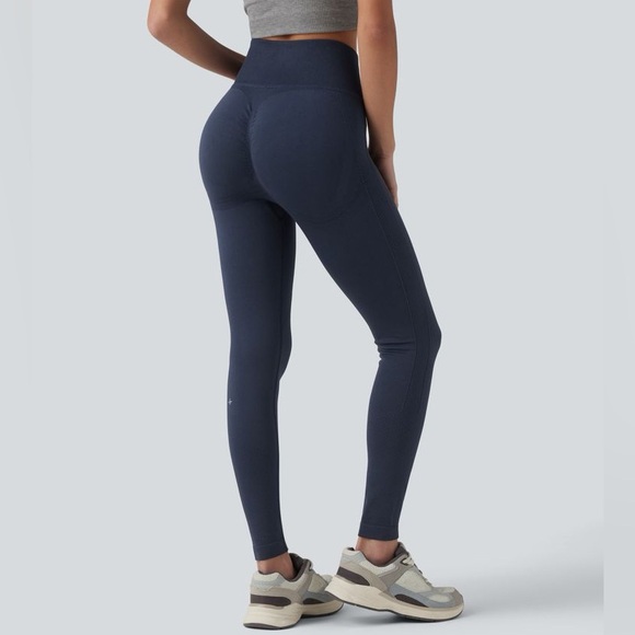 HALARA OneForm Seamless Flow High Waisted Tummy Control Butt Lifting Legging Lg - Picture 2 of 9